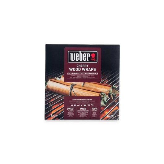 Accessoire combustible Weber Wraps Cerezo infusion bois de cerisier 215 x 215 mm