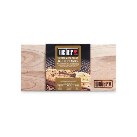 Grillzubehör WEBER Räucherbretter Zeder Klein 300x150x11 mm Holz