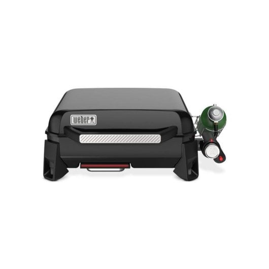 Barbecue WEBER 1500207 Gas Tischgerät Plancha mit Deckel schwarz