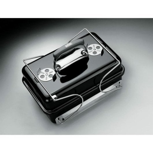 Barbecue WEBER Go-anywhere carvão portátil superfície 420x260 mm preta