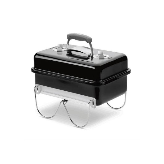Barbecue WEBER Go-anywhere carvão portátil superfície 420x260 mm preta