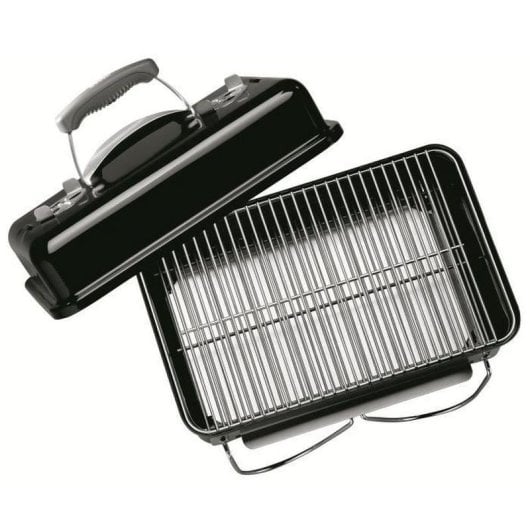 Barbecue WEBER Go-anywhere carvão portátil superfície 420x260 mm preta
