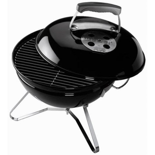 Barbecue WEBER Smokey Joe Premium tragbar 37 cm Schwarz Aluminium