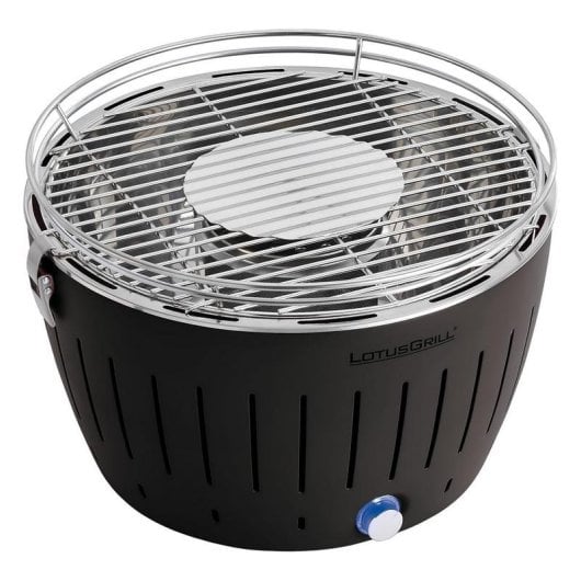 Barbecue LOTUSGRILL G34 U BK griglia carbone acciaio inox antracite 32 cm