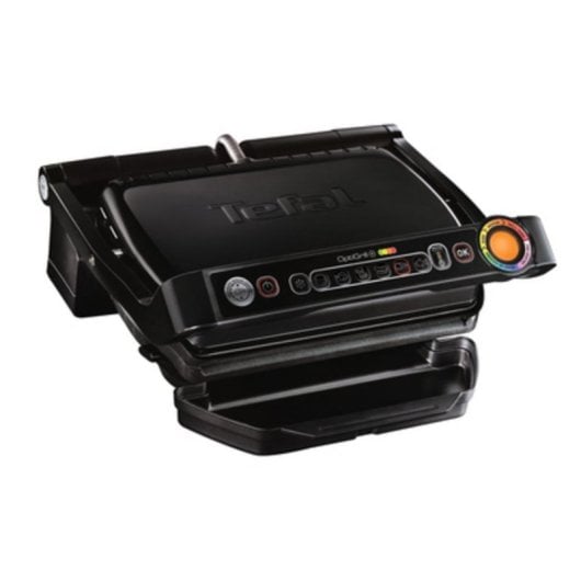Kontaktgrill Tefal GC7148 OptiGrill 2000 W 600 cm² Edelstahl Schwarz