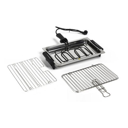 Parrilla elétrica MELCHIONI FAMILY Spiedina dupla abertura 1600 W aço