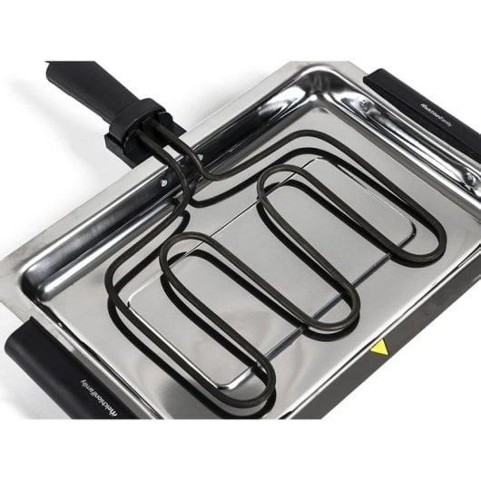 Parrilla elétrica MELCHIONI FAMILY Spiedina dupla abertura 1600 W aço
