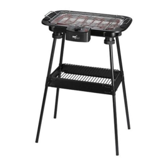 Barbecue elettrica Melchioni BBQ2 2000W superficie 38x22 cm nera