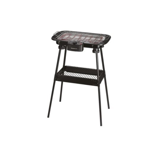 Barbecue elettrica Melchioni BBQ2 2000W superficie 38x22 cm nera