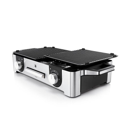 Grelhador WMF Lono Master Grill superfície dupla 2400W Inox Antiadherente