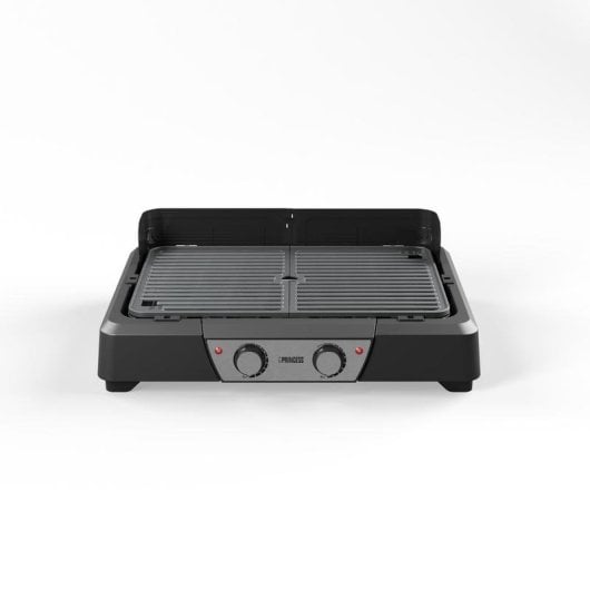 Parrilla eléctrica Princess 112254 dos zonas 2000 W antiadherente interior exterior