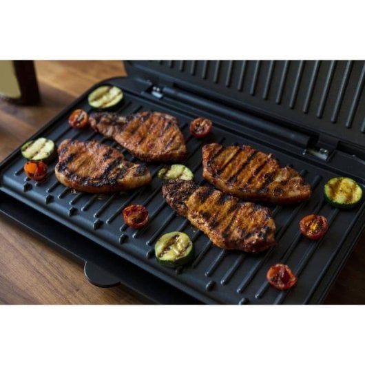 Parrilla elétrica George Foreman 25820-56 revestimento antiaderente 2400 W preto