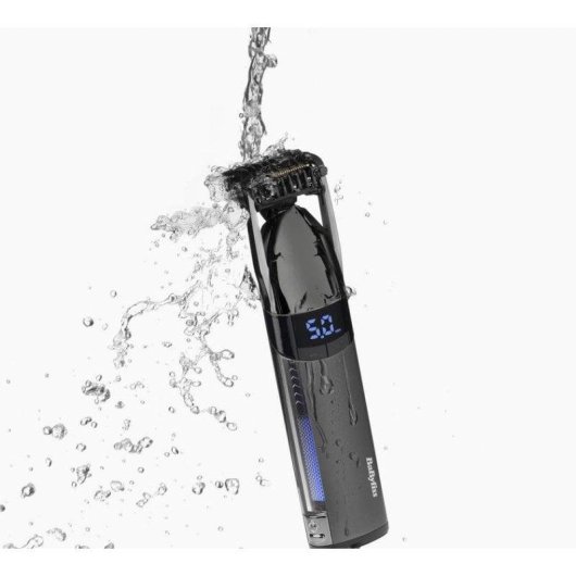 Máquina de Cortar Cabelo Profissional BaByliss Super-X Metal Sem Fios 0,4-5mm 90min 24 Níveis À Prova de Água