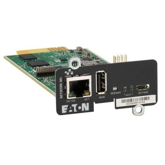 Carte Réseau Eaton NETEMP-M3 Mini-Slot-3 Gigabit 1000Base-X Cyber Securité Avancée