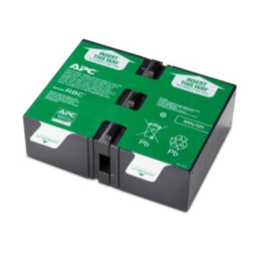 Batteria APC RBC124 per SAI Piombo Sigillato Sostituibile a Caldo Verde/Grigio