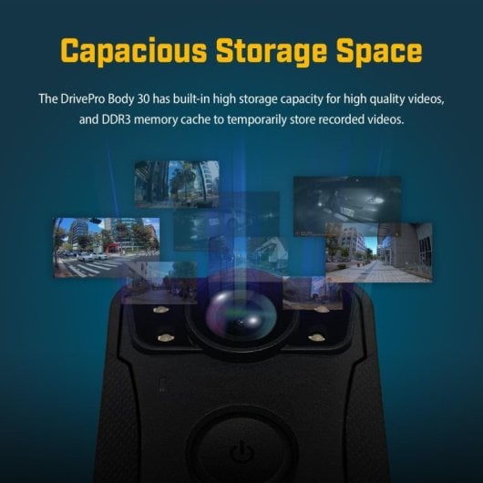 Kamera Sport Transcend DrivePro Body 30 FullHD WiFi BT UltraWide Robust Stabilisierung