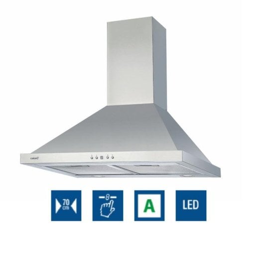 Campana extractora CATA BETA PRO 7000 X Ductada/Recirculación 70cm inox LED silenciosa