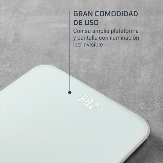 Pèse Personne Électronique Rowenta Classic BS1901 Jusqu'à 180 kg Écran LED Verre Trempé