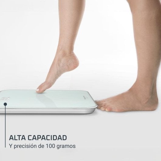 Pèse Personne Électronique Rowenta Classic BS1901 Jusqu'à 180 kg Écran LED Verre Trempé