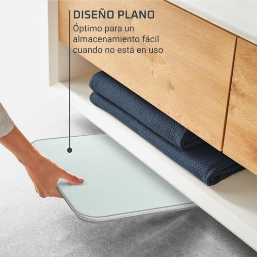 Pèse Personne Électronique Rowenta Classic BS1901 Jusqu'à 180 kg Écran LED Verre Trempé