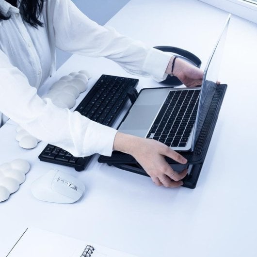 Support ordinateur portable IGGUAL RP1V17 ventilation USB 17" inclinaison ajustable