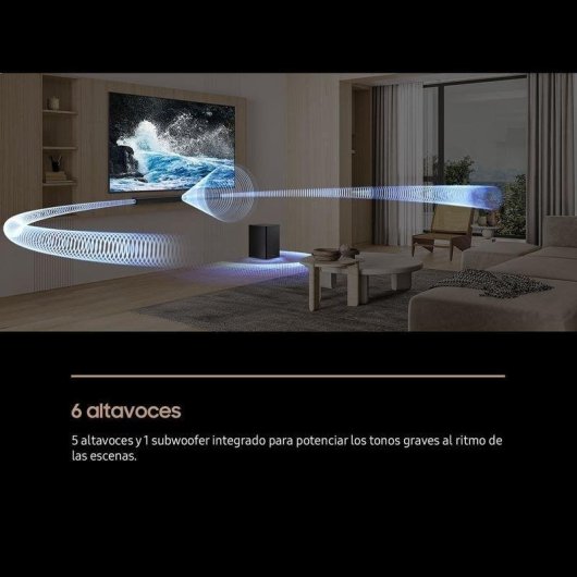 Barra de Sonido Samsung B400F 5.1 400W Bluetooth HDMI ARC Subwoofer Dolby Digital 5.1