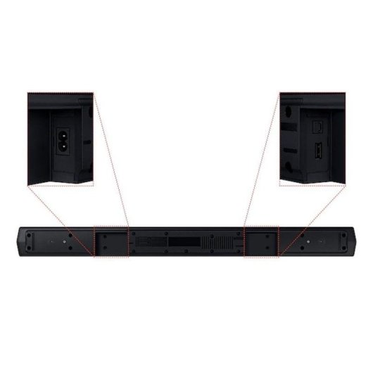 Soundbar Samsung HW-C460G 2.1 520W Bluetooth Wireless Subwoofer DTS Virtual:X Schwarz