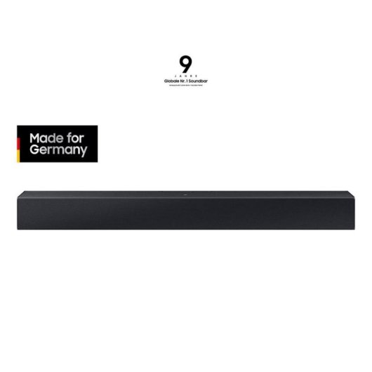 Barra de Som Samsung HW-C410G 2.0 40W Bluetooth NFC Dolby Audio Preto Titânio