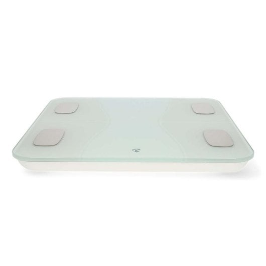 Báscula de baño Nedis SmartLife análisis corporal Bluetooth LED blanca