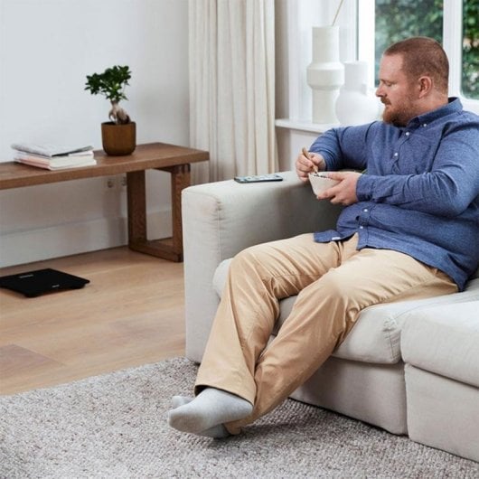 Bascule de salle de bain OMRON HN300T2 Bluetooth IMC 150 kg noire