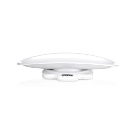 Báscula para bebé Miniland Scaly Up Precisión 50 kg LCD Blanca Memoria Tara Apagado Automático