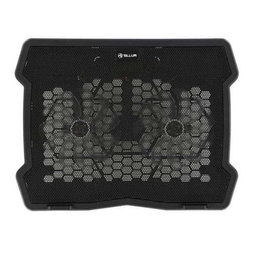 Base Refrigerante TELLUR TLL491101 2 Ventiladores 15.6" Preto Iluminação USB
