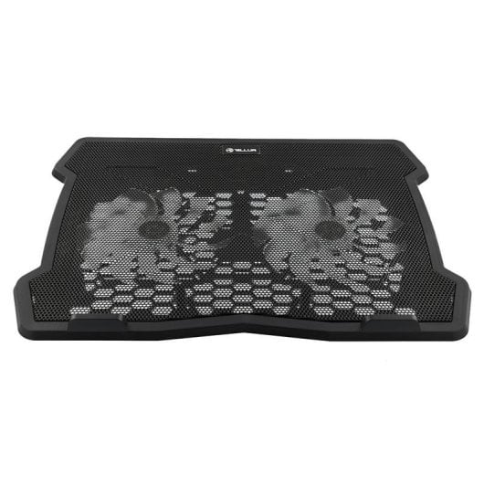 Base Refrigerante TELLUR TLL491101 2 Ventiladores 15.6" Preto Iluminação USB