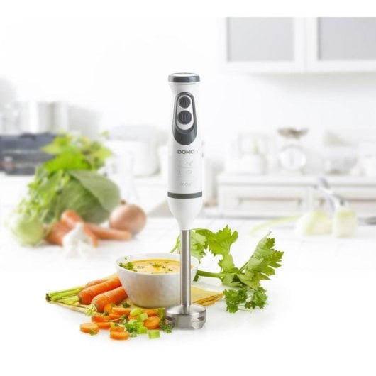 Batidora de mano DOMO DO1089M 600W velocidad variable blanco accesorios