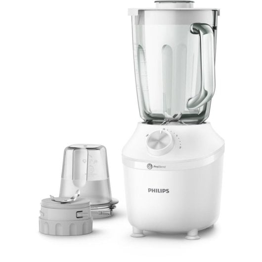Standmixer Philips 3000 series HR2291/20 600W Glasbehälter 2L Weiß Edelstahl