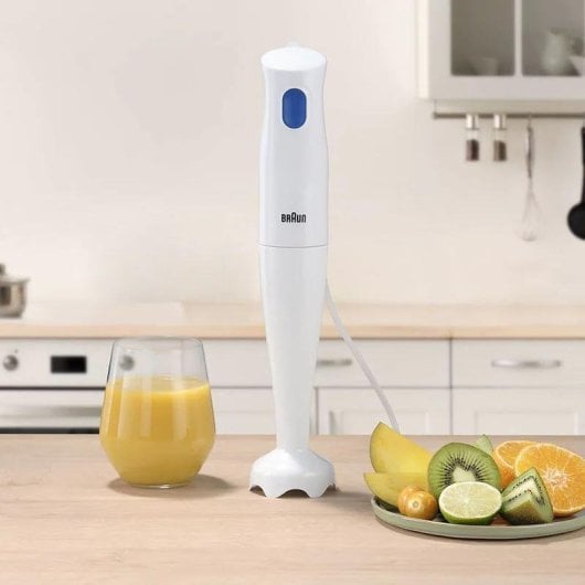 Frullatore a immersione Braun MultiQuick 1 MQ 10.001P WH 450W 0,6L Bianco/Blu