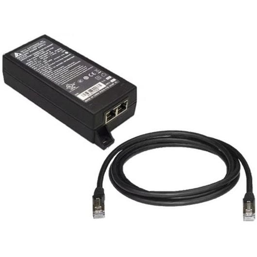 Adaptador PoE++ Poly B5NH6AA 65W 2.5G com cabo CAT6A 3.66m Preto