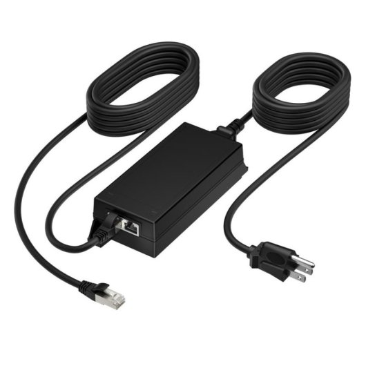 Adaptateur PoE Poly B5NH6AA 65W avec câble CAT6A