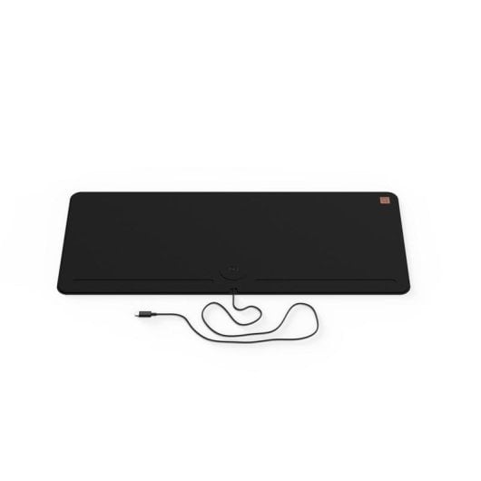 Tapis de bureau Zagg 109913473 Noir XXL charge sans fil 10W USB-C