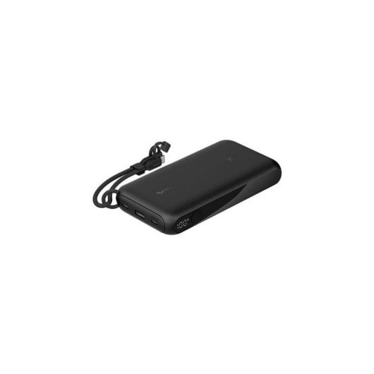 Batería externa Belkin BPB028HQBK 20000 mAh 3 salidas USB carga rápida negra