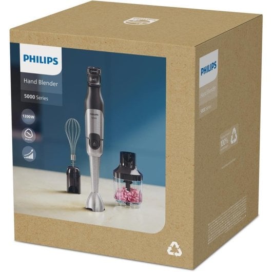 Frullatore a immersione Philips 5000 series HR2683/00 1200W ProMix accessori inclusi