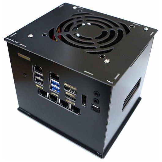 Case Hardkernel Odroid-H4 G230913102483 Plastica Nera 4 Alloggiamenti 2,5"
