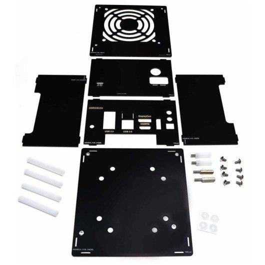 Custodia Hardkernel Odroid-H4 Tipo 2 Kit per Odroid H4+ Ultra Nero