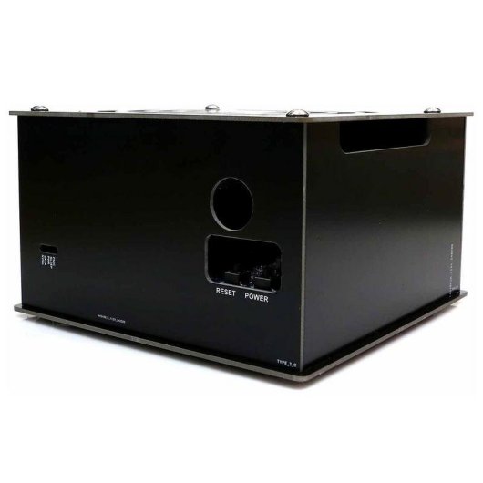 Custodia Hardkernel Odroid-H4 Tipo 2 Kit per Odroid H4+ Ultra Nero