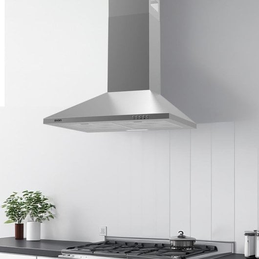 Campana extractora SVAN SCPP601BX Doble tiro 60 cm inox con filtros lavables