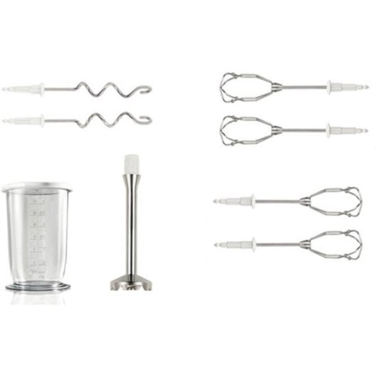 Batedeira Bosch MFQ4075DE 550W 5 Velocidades Prata Branco Taça Incluída