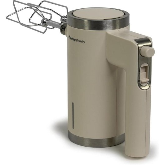 Handmixer Melchioni Family 118420040 kabellos 5 Stufen 150 W weiß/edelstahl
