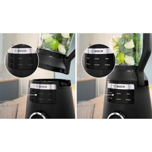 Standmixer Bosch Serie 6 MMB6652B 1800 W 2 l Schwarz Edelstahlklinge