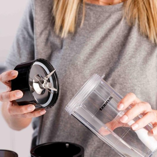 Licuadora Taurus Shake & Go 800W Inox 2 Copos 1 Picador Pulse Ice
