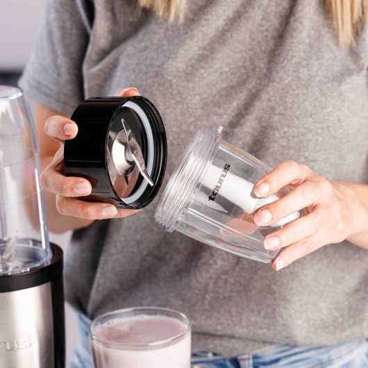 Licuadora Taurus Shake & Go 800W Inox 2 Copos 1 Picador Pulse Ice